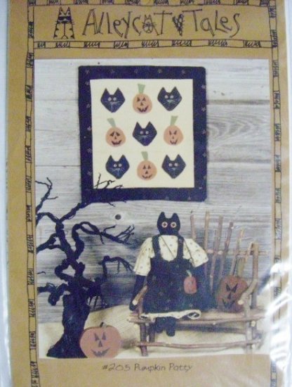 Alley Cat Tales 205 Pattern Pumpkin Patty Doll and Wall Hanging NEW