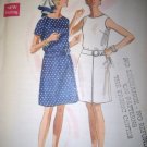 Vintage 1960s 5176 Butterick Pattern, Misses One Piece Dress Size 12, Bust 34, Uncut