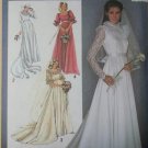 Rare OOP Simplicity 9755 Brides or Bridesmaids Lined Dress, Size 10, UNCUT