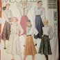 Vintage McCalls 3923 Pattern, Misses 6 Gore Panel Skirt, Sz 6 8 10, UNCUT