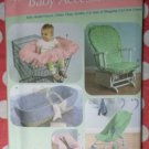 OOP Simplicity 4636 Pattern, BABY'S Stroller Car Seat Grocery Cart Glider & Chair Cover, UNCUT