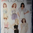 OOP Easy McCalls 7152 Camisole Tunic Tops Pattern, Size 4 6 8 10 12 14, UNCUT