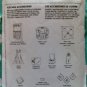 McCalls 3068 Kitchen Accessories Redwork, apron tablecloth placemat sewing pattern, Uncut