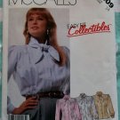 Vintage Easy Fit McCalls 2609 Misses Blouse Pattern, Misses 14, Uncut