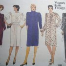 Vintage 70s Vogue 1245 Basic Design Misses Dress or Gown Pattern, Size 14, 16, 18, Uncut