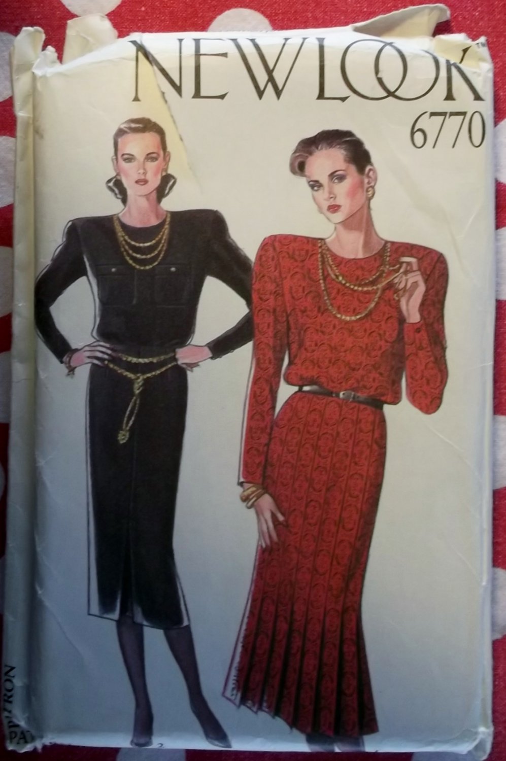 OOP New Look 6770 Misses Dresses Pattern, Size 10 to 18, Uncut