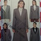 Butterick 6310 Sewing Pattern, Misses Lined Jacket Detachable Collar Variations, Sz 10, Uncut