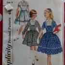 Vintage Simplicity 3570 Girls Dress  Sewing Pattern, Size 8, Uncut