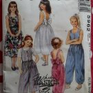 McCall's 5962 Girls Fashion Basics Jumpsuit & Dress pattern,  Size 10 12 14, Uncut