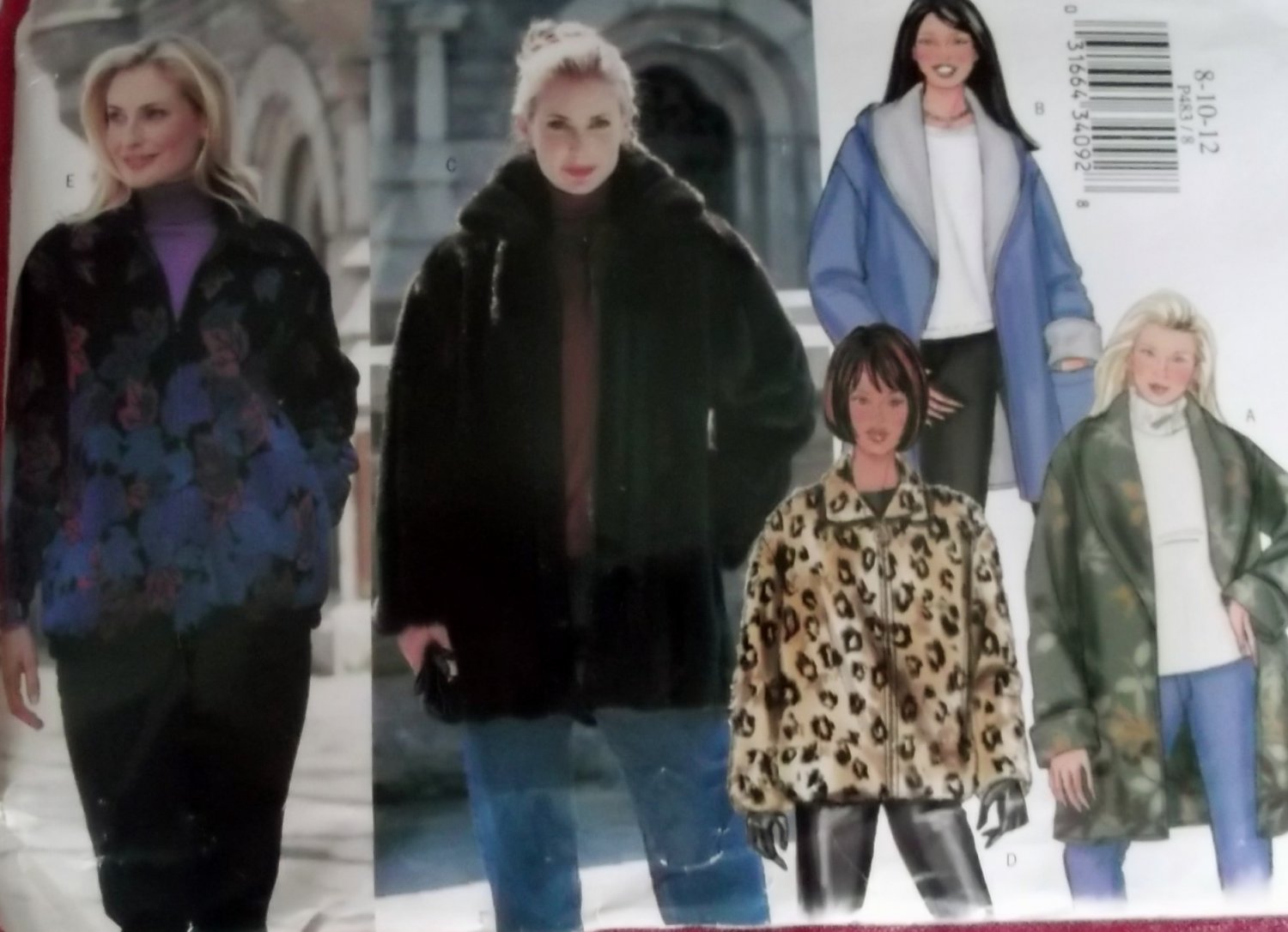 Easy Misses&acirc;�� Jacket Butterick 6774 Pattern, Size 12 14 16, Uncut