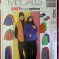 Easy McCalls 3402 Pattern, Misses, Men's Teen Boys' Jacket, Vest, Pants, Hat, Sz SM-LG, UNCUT
