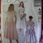 McCalls 4737 Pattern, Misses Dress Gown Size 8, UNCUT