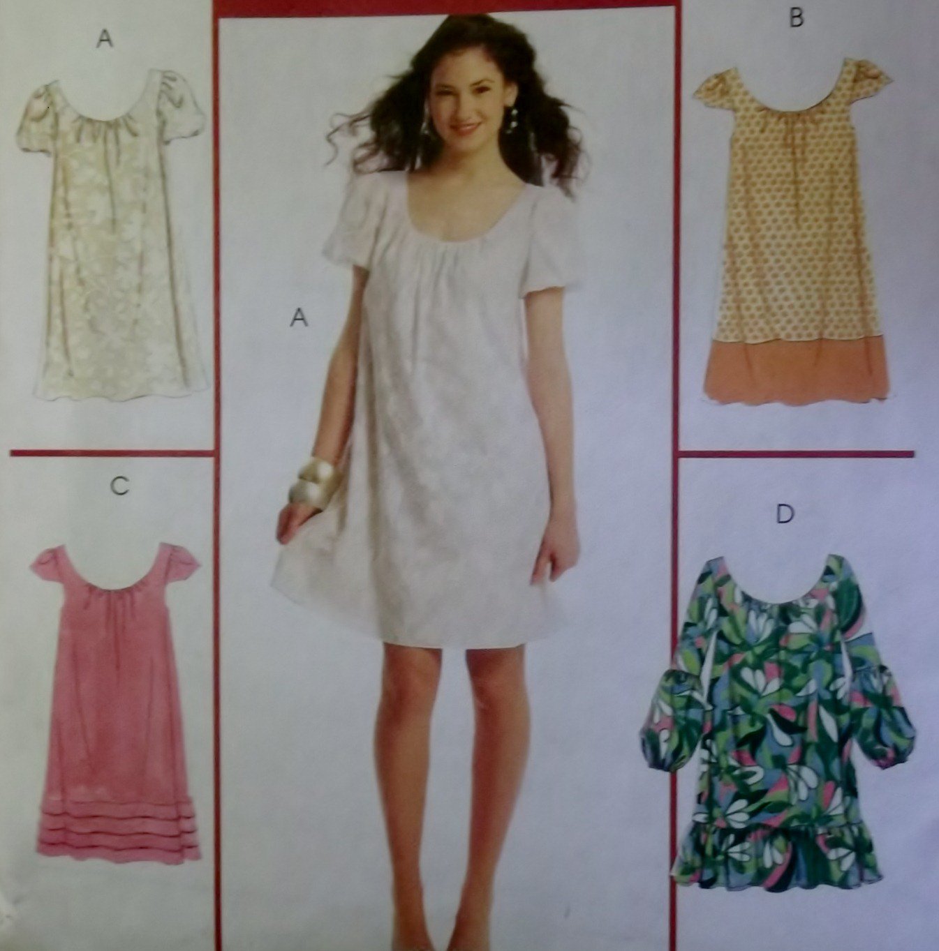 McCalls M 5622 Womens Lined Dresses, Pattern, Plus Size 18W to 24W, Uncut