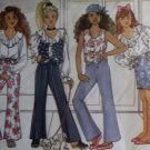 OOP Easy Girls Vest Top Skirt & Pants Butterick 6808 Sewing Pattern , Sz 12 14, UNCUT, FF