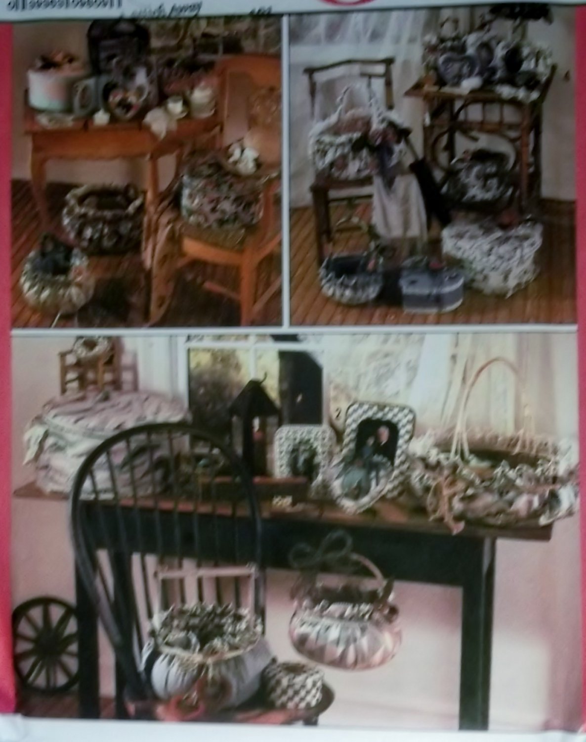 OOP Simplicity 9471 Frames Baskets & covered Boxes Pattern, Uncut, FF