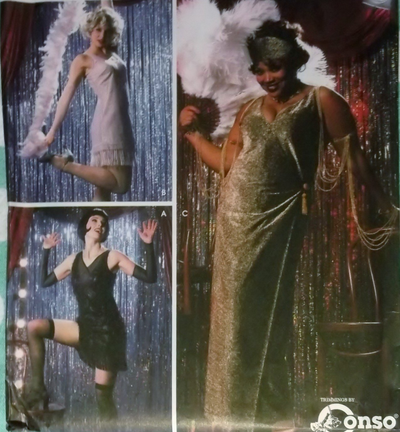 Simplicity 5400 Misses Flapper Dresses Costume Pattern, Size 6 8 10 12, Uncut