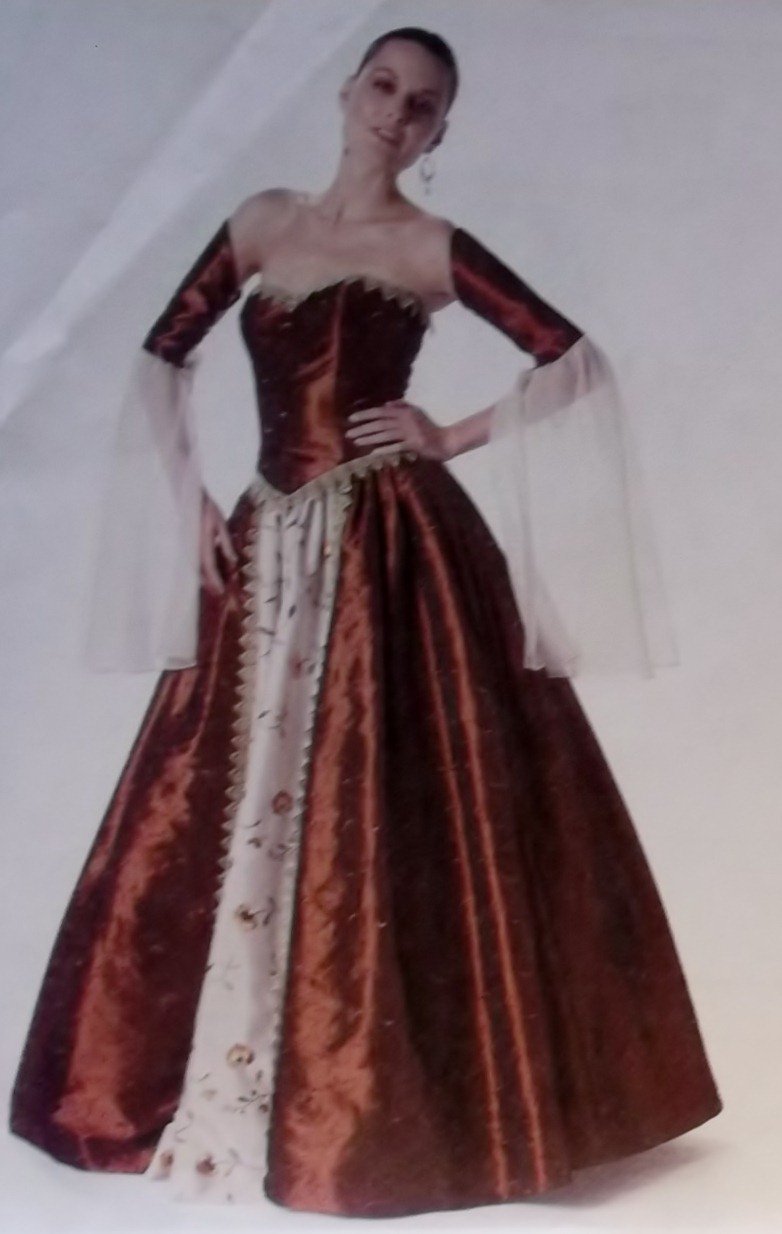 Renaissance Corset Sleeves Long Skirt Cosume McCalls M6343 Pattern Sz 14 to 20 Uncut