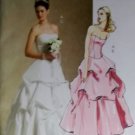 McCalls M 5321 Sewing Pattern, Misses' Bridal Top Skirt, Plus Size 14 16 18 20, UNCUT