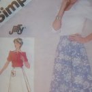 Simplicity 5446 Misses Jiffy reversible skirt in two lengths Pattern, Size 14, Uncut