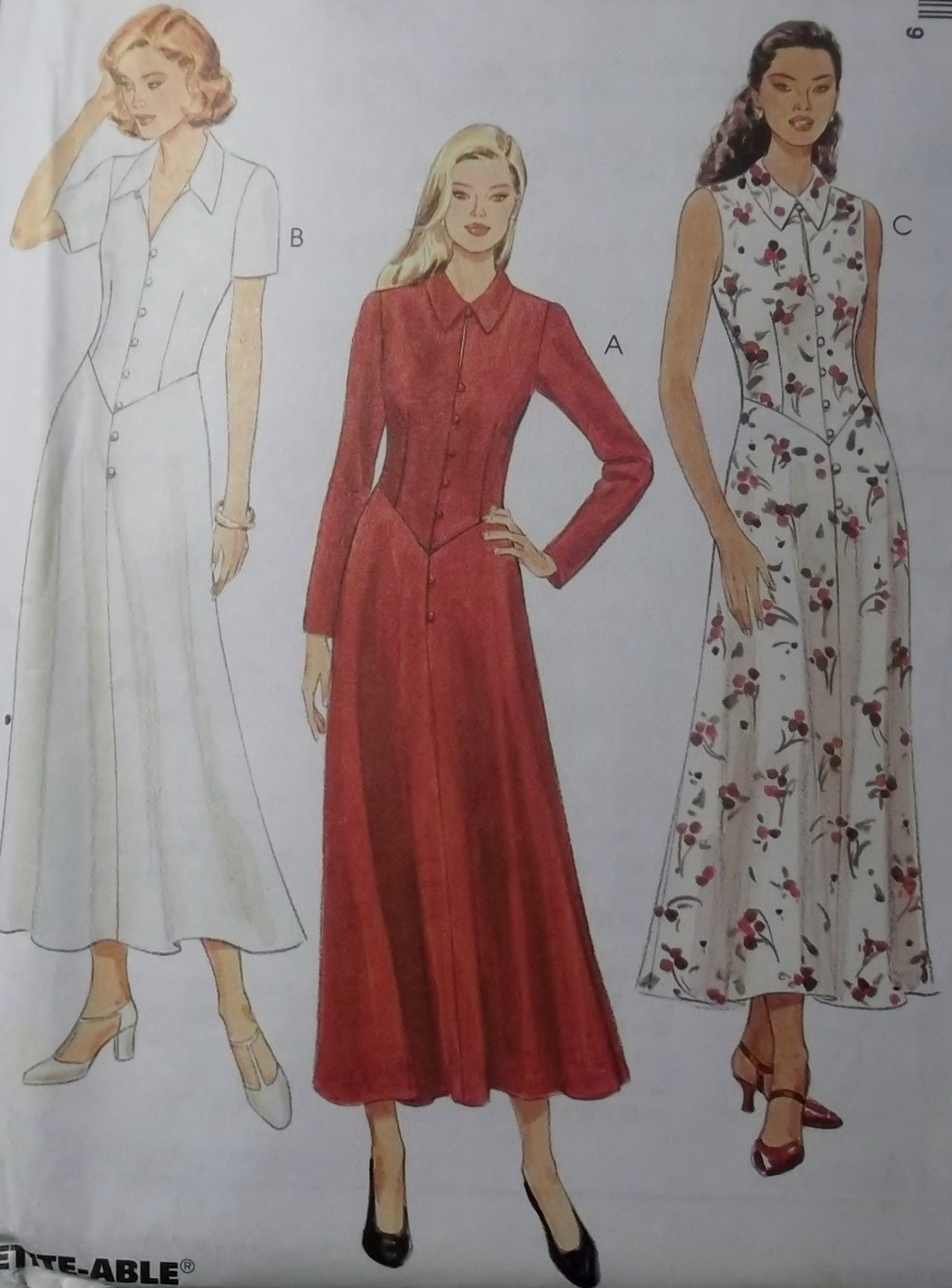 Misses Dress McCalls 8265 Sewing Pattern, Size 8 10 12, Uncut
