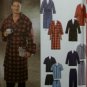 Mens  Easy Pajamas Robe 2 lengths Simplicity 7045 Pattern,  Size XS S M,  Chest Size 30-40", Uncut