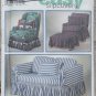 Easy Donna Lang Design Sofa and Chair slip covers Simplicity 8978 Patterns, Uncut