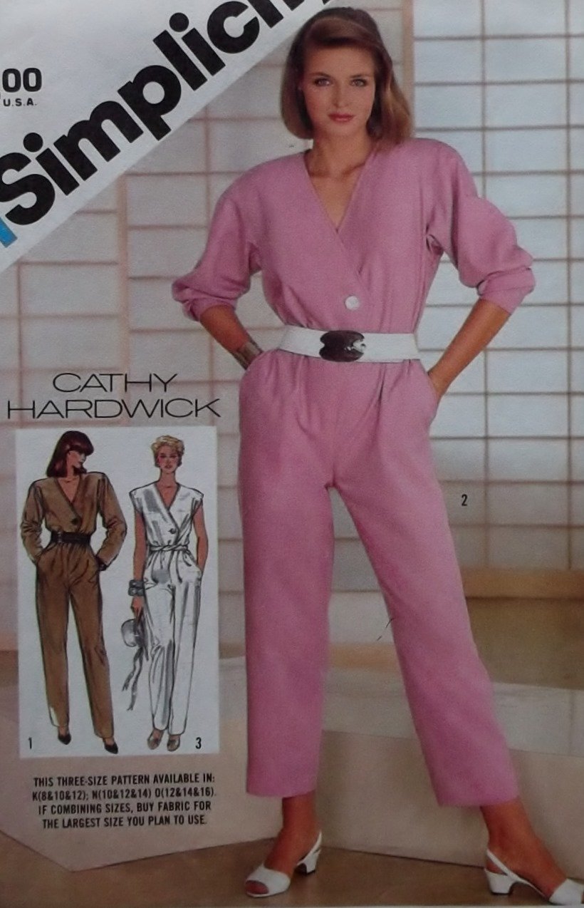Simplicity 6268 Misses Jumpsuit 2 lengths & sash Pattern, Sz 10, 12, 14, Uncut