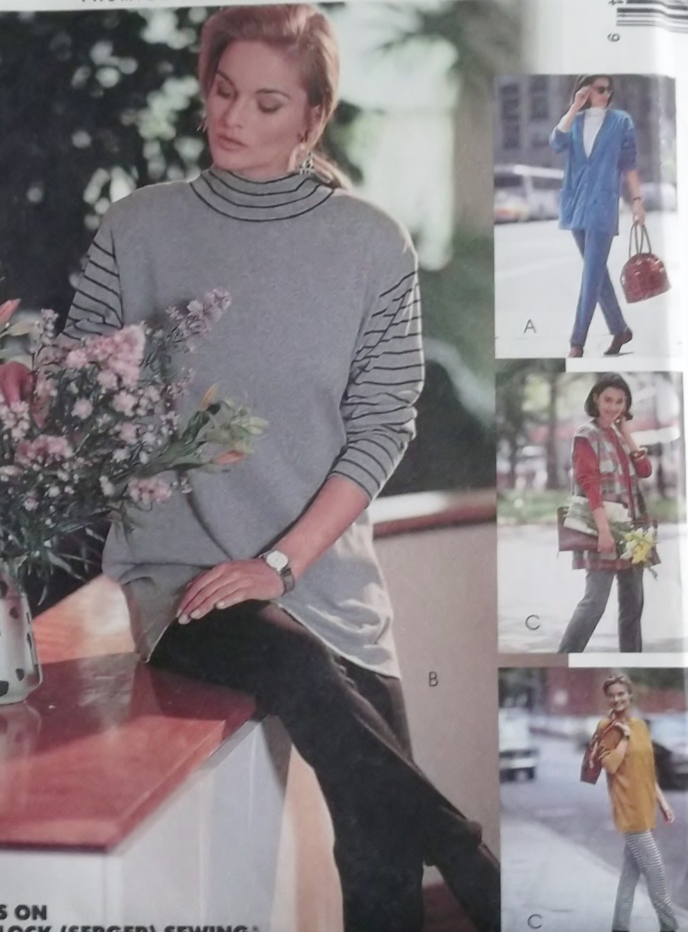 Misses' Unlined Cardigan, Vest, Tunic & Pants McCalls 6223 Pattern, Plus Size 18 20 UNCUT