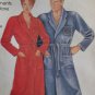 Misses' and Men's Robe McCalls 0011 Pattern, Plus Size S to XL, Uncut