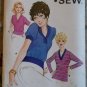OOP Kwik Sew 535 Pattern, Misses pullover tops in 3 versions, Sz 14 16 18 20, Uncut