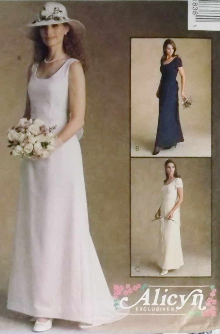 McCalls 9183 Alicyn Exclusives Pattern, Misses Dresses Bridal and Bridesmaid, Plus Size 22, UNCUT