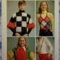 Vintage 70s Simplicity 5380 Crochet Top Halter & Tote Instructions