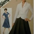 Simplicity 9839 Misses' skirt and unlined fitted jacket Pattern,  Size 14, UNCUT