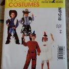 Easy Kid's Indian cowboy Costume, McCalls MP 318 or M 2851 Pattern, Size 5-6, Uncut