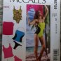 Misses' Swimsuits and Cover-Up McCalls M 6759 Pattern, Size 6 To 14, Uncut