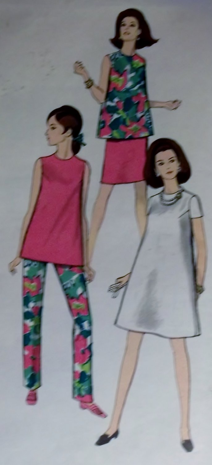 Simplicity 7276  Maternity Dress, Top, Pants & Skirt Pattern,  Size 14,