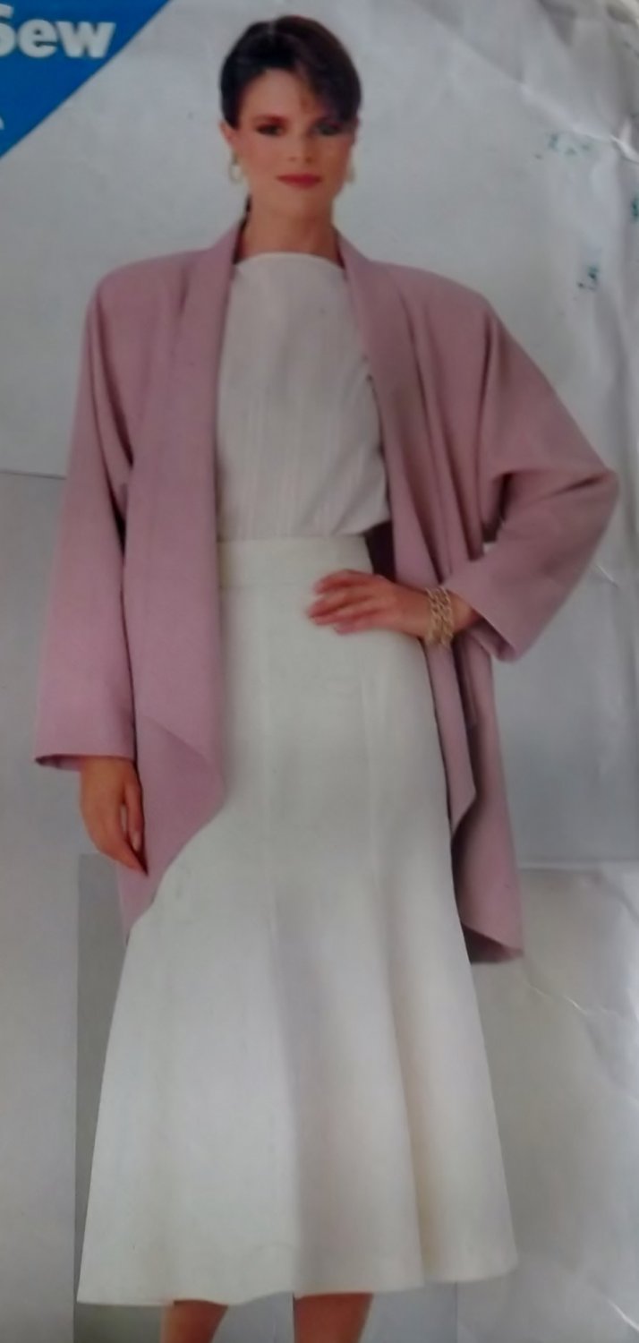 Butterick 5535 Misses Jacket & Skirt Sewing Pattern, Size 8 10 12, Uncut