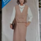 Butterick 5353 Misses Vest & Skirt Sewing Pattern, Size 8 10 12, Uncut