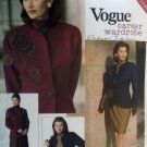Easy Misses Jacket, Top, Skirt &  Pants Vogue 2518 Sewing Pattern, Size 6 8 10, UNCUT