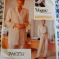 Vogue 2338 Tamotsu Design Misses Jacket Shirt Pants Pattern, Size 8 10 12 Uncut