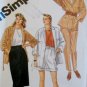Simplicity 6335 Misses' Pants or Shorts, Skirt, Loose Jacket & Tie Belts Pattern,  Size 14, UNCUT