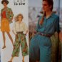 Easy Simplicity 7116 Misses' Culottes 2 lengths & Shirt Pattern, Plus Sizes 10, 12, 14, 16, 18 UNCUT