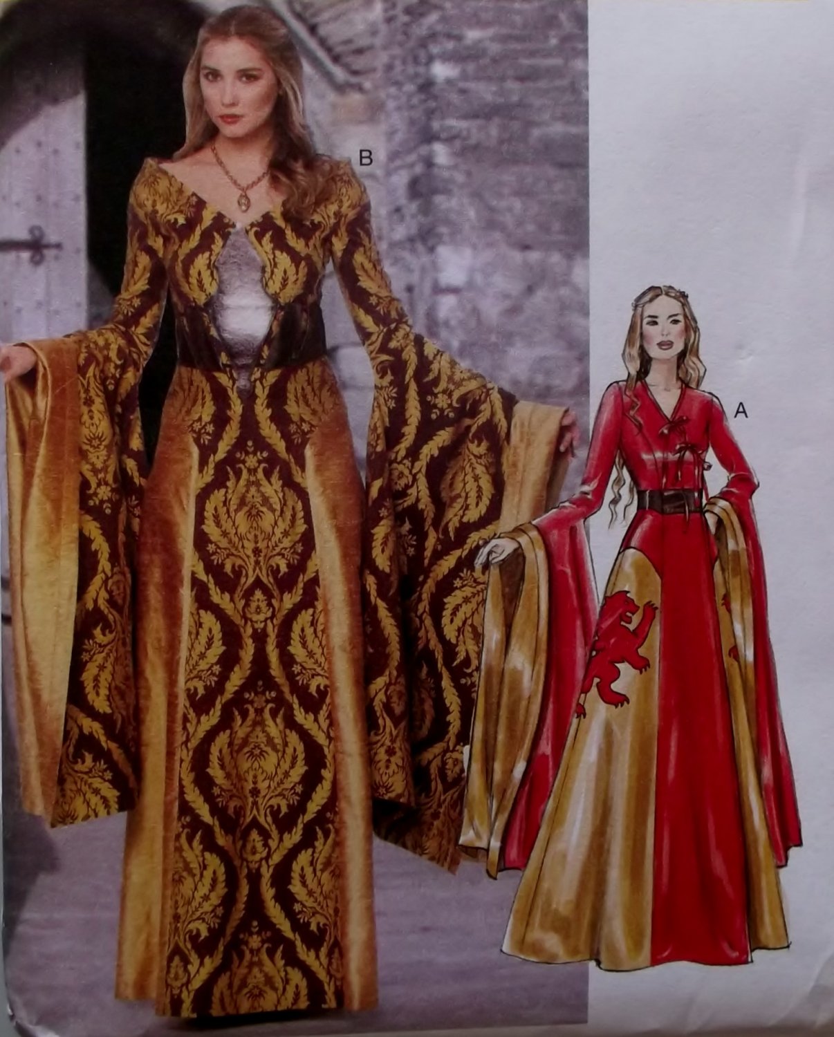 medieval costumes patterns for women