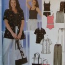Women's Summer Wardrobe & Bag Simplicity 5571 Pattern,  Plus Size 18W to 24W,  UNCUT