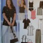 Women's Summer Wardrobe & Bag Simplicity 5571 Pattern,  Plus Size 18W to 24W,  UNCUT