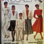 Easy Misses' Unlined Jacket, Top, Skirt, & Pants McCalls 3298 Pattern, Sz 8 10 12, Uncut