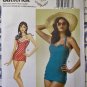 Retro Misses' Swimsuit Butterick B 6067 Pattern,  Sz 14 to 22, UNCUT