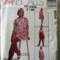McCalls 8654 Misses' Maternity Tunic Jumpsuit Pants Pattern, Sz 20, 22, 24, Uncut