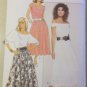Misses' Top Skirt Butterick 5660 Pattern, Size 6 8 10, Uncut