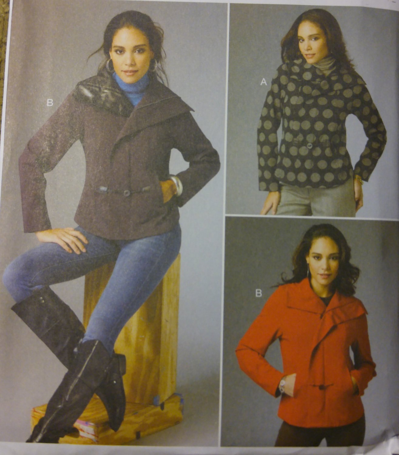 Misses Katherine Tilton Jacket Butterick B5994 Pattern, Sizes 8, 10, 12, 14, 16, UNCUT